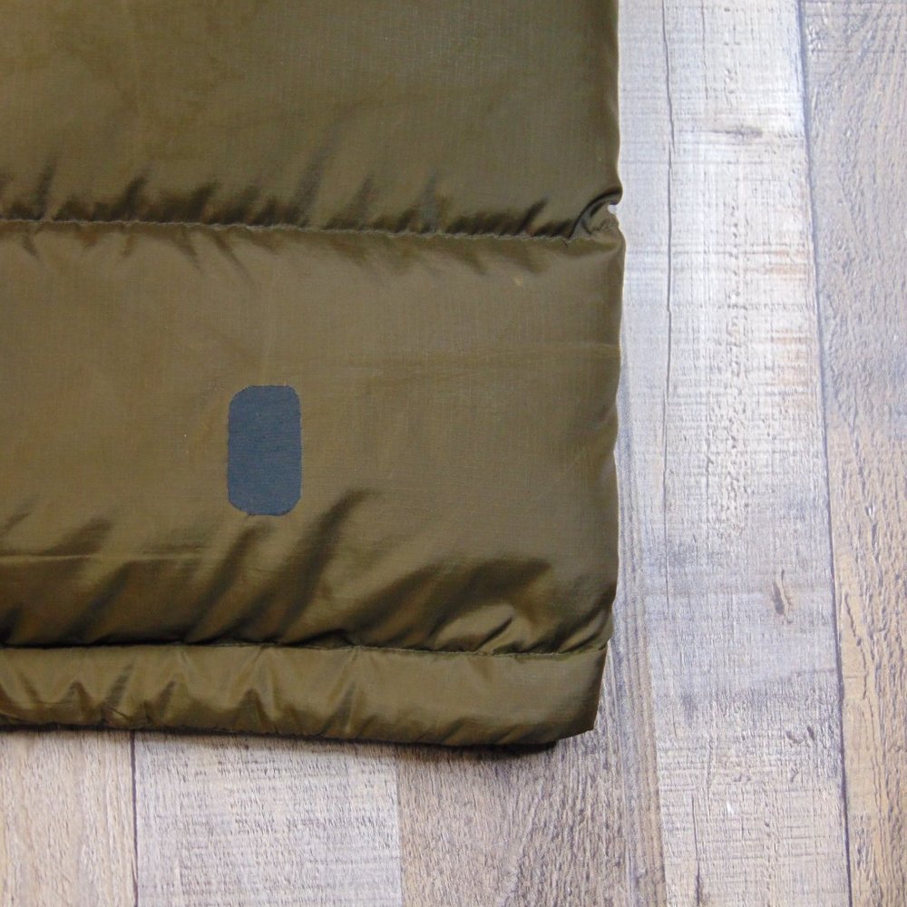 Mountain Hardwear Men M Full Zip Goose Down Puffer Jacket Brown Coat *Patched* - Picture 8 of 11